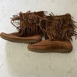 Minnetonka Leather Boots.